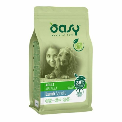 Oasy World Of Love 3kg Ξηρά Τροφή για Ενήλικους Σκύλους Μεσαίων Φυλών με Αρνί