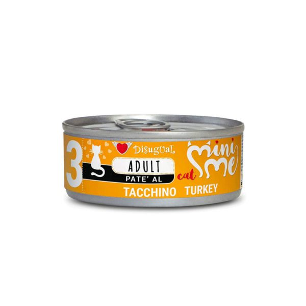 Κονσέρβα γάτας Disugual Mini Me Adult Pate Γαλοπούλα 85gr