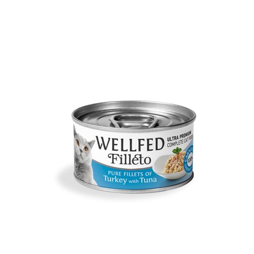 Wellfed Filleto With Turkey Με Γαλοπούλα Και Τόνο 70gr