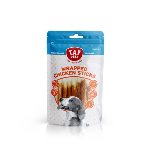 T.A.F Pets Wrapped Chicken Stick με γεύση Κοτόπουλο 75gr