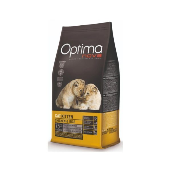 Optimanova Cat Kitten Chicken & Rice 2kg