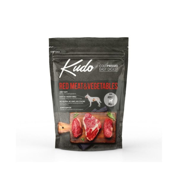 Kudo Mini Adult Red Meat & Vegetables 3kg