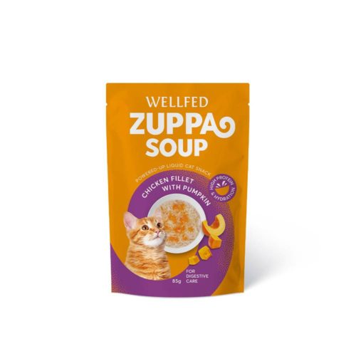 Σούπα Γάτας Pet Interest Wellfed Zuppa Soup με Κοτόπουλο & Κολοκύθα 85gr