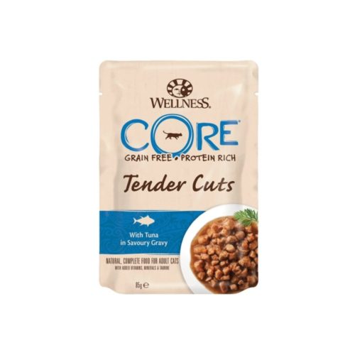 Wellness Core Tender Cuts Fillets Τόνος σε σάλτσα 85gr