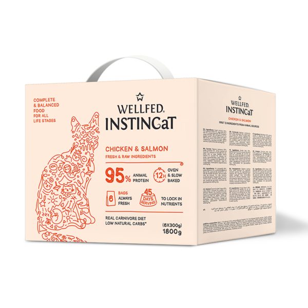 Wellfed Instincat S.O.B. All Life Stages Chicken & Salmon 1,8kg (6x300gr)