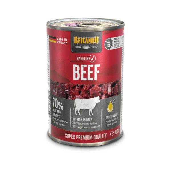 Belcando Υγρή Τροφή Σκύλου Με Μοσχάρι χωρίς Σιτηρά Κονσέρβα 400γρ.
