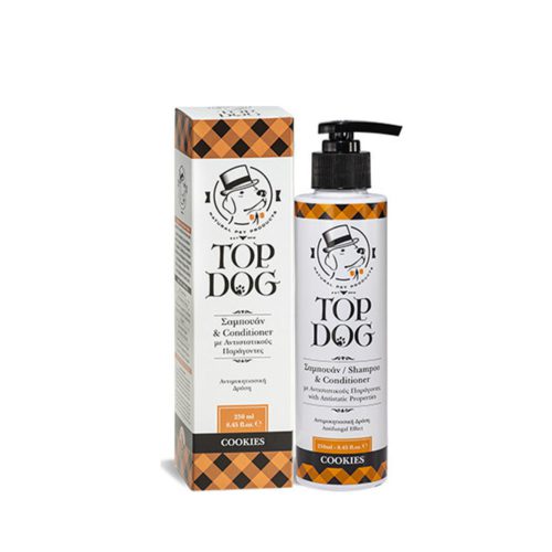 Top Dog Conditioner Σαμπουάν Σκύλου Cookies 250ml