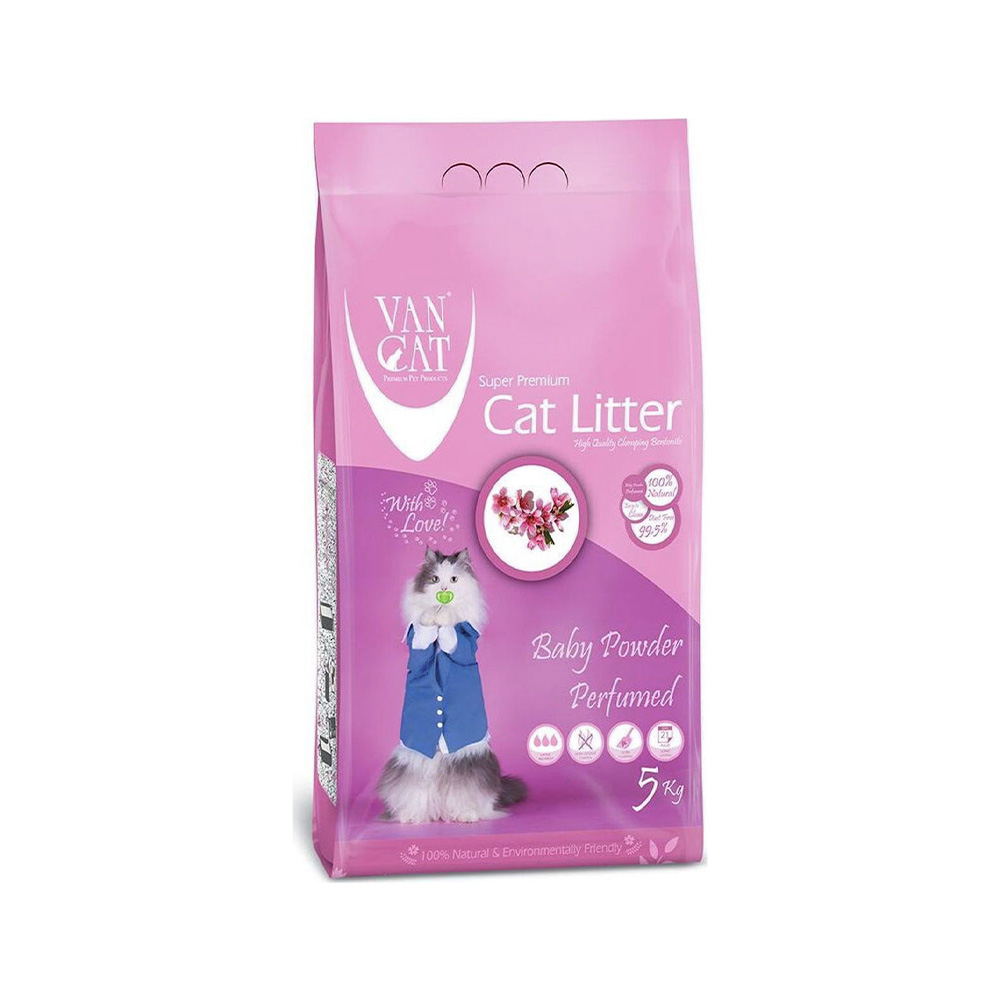 Van Cat Baby Powder Άμμος Γάτας Clumping 5kg