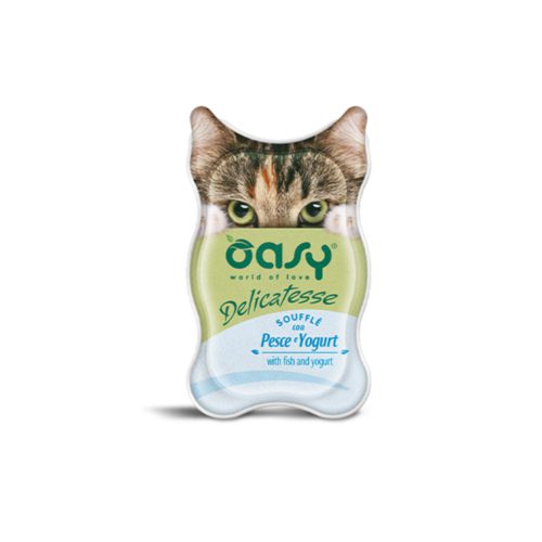 Oasy Delicatesse Souffle Adult Ψάρι και Γιαούρτι 85gr