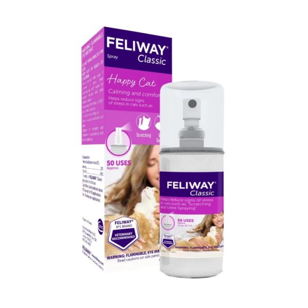 Feliway Spray 60ml για την αντιμετώπιση του στρες στις Γάτες