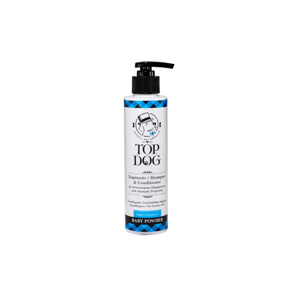 Top Dog Conditioner Σαμπουάν Σκύλου Baby Powder 250ml