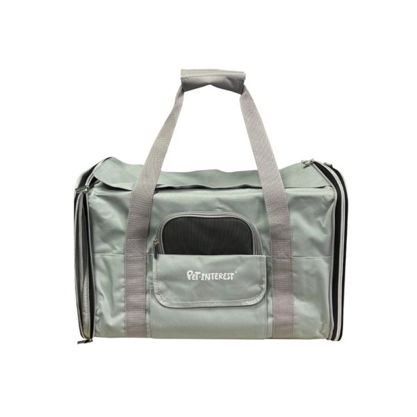 Τσάντα Μεταφοράς Pet Interest Pet Bag Oxford Grey Pocket 48x28x32cm