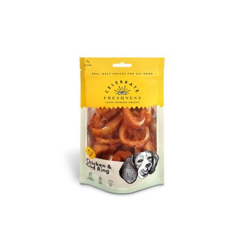 Celebrate Freshness Λιχουδιά Σκύλου με Κοτόπουλο Chicken & Cod Ring 100gr