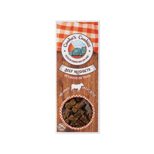 Cookas Cookies Beef Nuggets Air-Dried Λιχουδιά Μοσχαριού 60gr