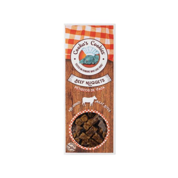 Cookas Cookies Beef Nuggets Air-Dried Λιχουδιά Μοσχαριού 60gr