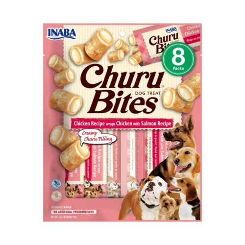 Λιχουδιές Churu Dog Bites Chicken and Salmon 8 x 12gr.
