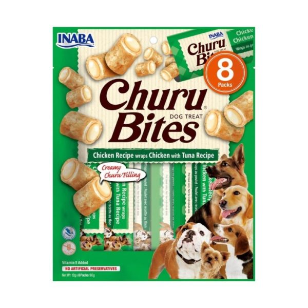 Λιχουδιές Churu Dog Bites Chicken and Tuna 8 x 12gr