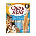 Λιχουδιές Churu Dog Rolls Chicken and Cheese 8 x 12gr