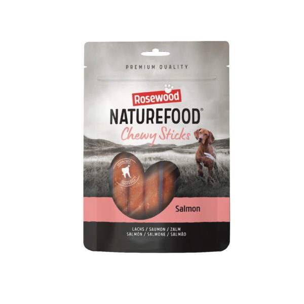 Rosewood Λιχουδιές Σκύλου Naturefood Sticks με Σολομό 100gr