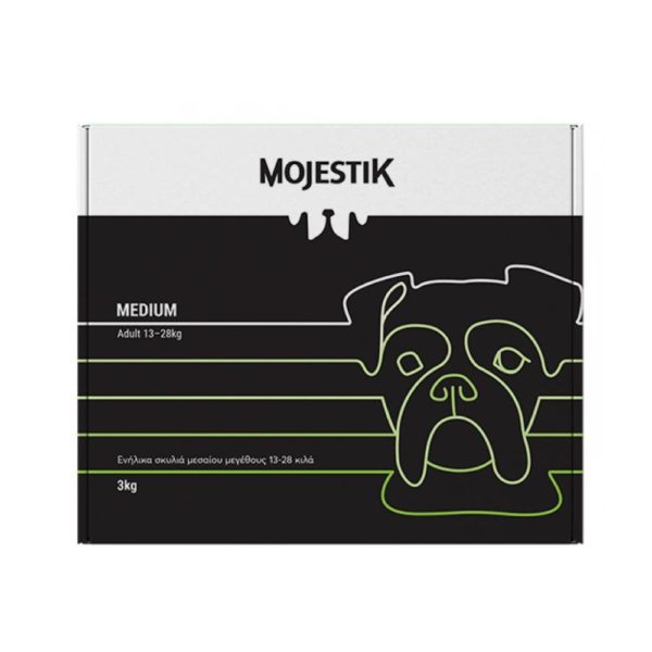Ξηρά Τροφή Σκύλου Mojestik Premium Adult Medium 3kg με κοτόπουλο και ψάρι.