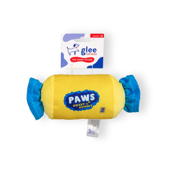 Παιχνίδι Σκύλου Glee Candy Squeaky Κίτρινο