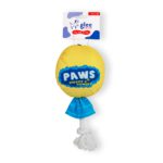 Παιχνίδι Σκύλου Glee Lollipop Rope Squeaky Κίτρινο