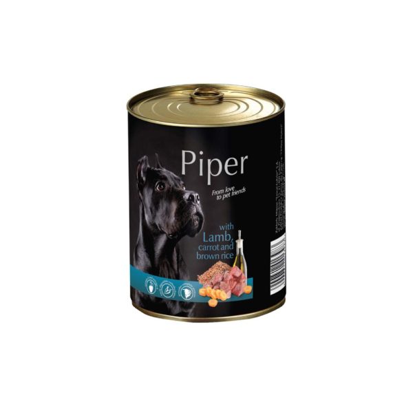 Piper Υγρή Τροφή Σκύλου με Αρνί & Καρότο 800γρ.