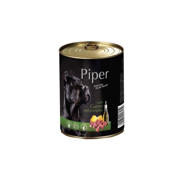 Piper Υγρή Τροφή Σκύλου με Κυνήγι & Κολοκύθα 800γρ.