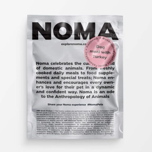 Μαγειρευτή Τροφή για Σκύλους με Γαλοπούλα 500g