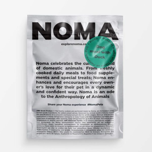 Μαγειρευτή τροφή για σκύλους με πάπια 500g