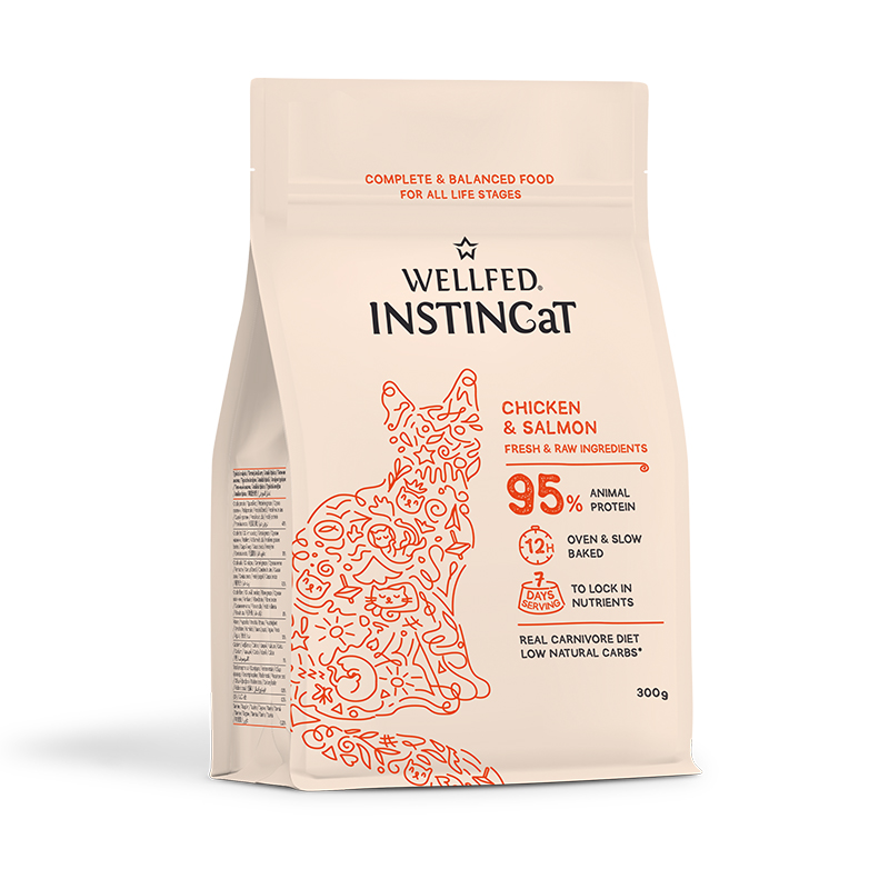 Wellfed Instincat S.O.B. All Life Stages Chicken & Salmon 300gr
