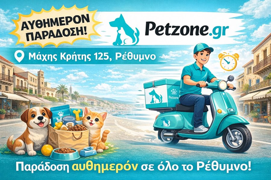 παράδοση στο ρεθυμνο petzone.gr