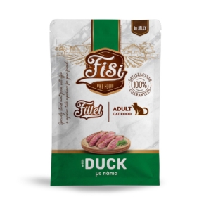 Fisi Fillet Adult Cat Πάπια σε ζελέ 85gr