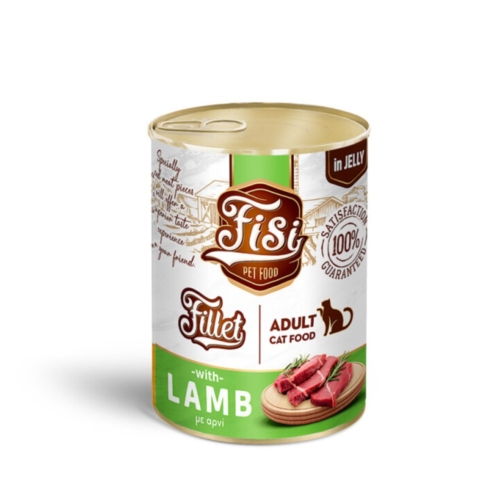 Fisi Fillet Cat Adult Αρνί σε ζελέ 400gr