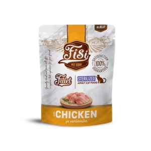 Fisi Fillet Cat Sterilized Κοτόπουλο σε Ζελέ 300gr