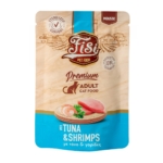 Fisi Pure Meat Cat Adult Mousse Τόνος & Γαρίδες 80gr