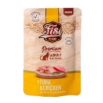 Fisi Pure Meat Cat Adult Mousse Τόνος & Κοτόπουλο 80gr