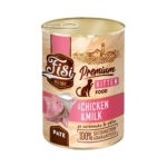 Fisi Κονσέρβα Γάτας Kitten Κοτόπουλο Με Γάλα Pate 400gr