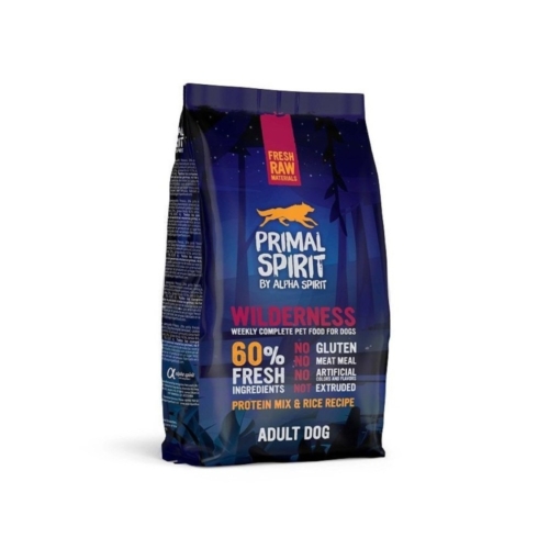 Primal Spirit Ξηρά Τροφή Σκύλου 60% Wilderness 1kg