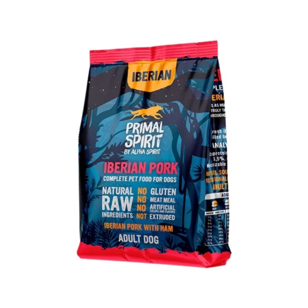 Primal Spirit Ξηρά Τροφή Σκύλου Iberian Pork with Ham 1kg