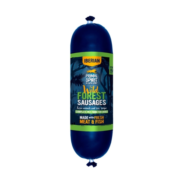 Primal Spirit Σαλαμάκι για Σκύλους Iberian Wild Forest 1kg