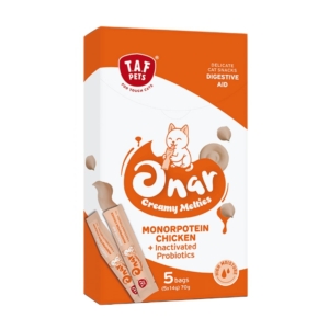 Λιχουδιά Γάτας Taf Pets Onar Creamy Digestive Aid (5x14gr) 70gr