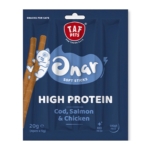 Λιχουδιά Γάτας Taf Pets- Onar Soft Sticks Cod, Salmon & Chicken 20gr