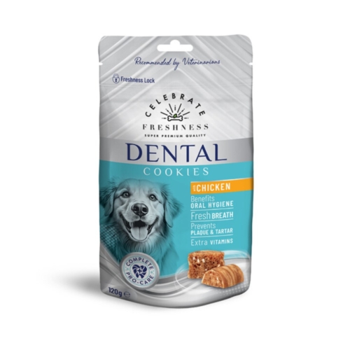 Λιχουδιές Celebrate Freshness Dental Cookies Chicken 120gr