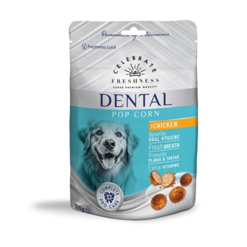 Λιχουδιές Celebrate Freshness Dental Pop Corn Chicken 100gr