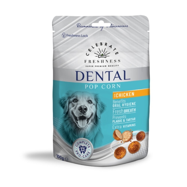 Λιχουδιές Celebrate Freshness Dental Pop Corn Chicken 100gr