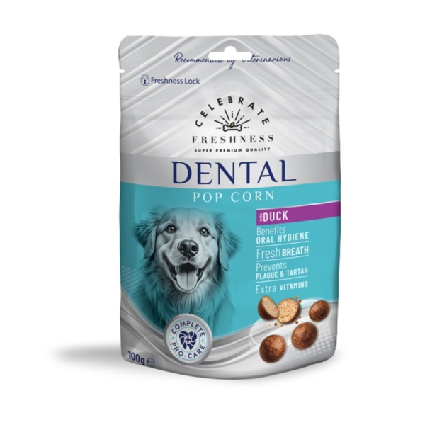 Λιχουδιές Celebrate Freshness Dental Pop Corn Duck 100gr