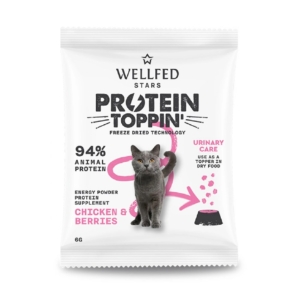 Συμπλήρωμα Διατροφής Wellfed F.D. Protein Toppin' Chicken & Berries 6gr