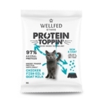 Συμπλήρωμα Διατροφής Wellfed F.D. Protein Toppin' Chicken & Goat Milk 6gr