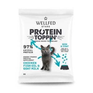 Συμπλήρωμα Διατροφής Wellfed F.D. Protein Toppin' Chicken & Goat Milk 6gr